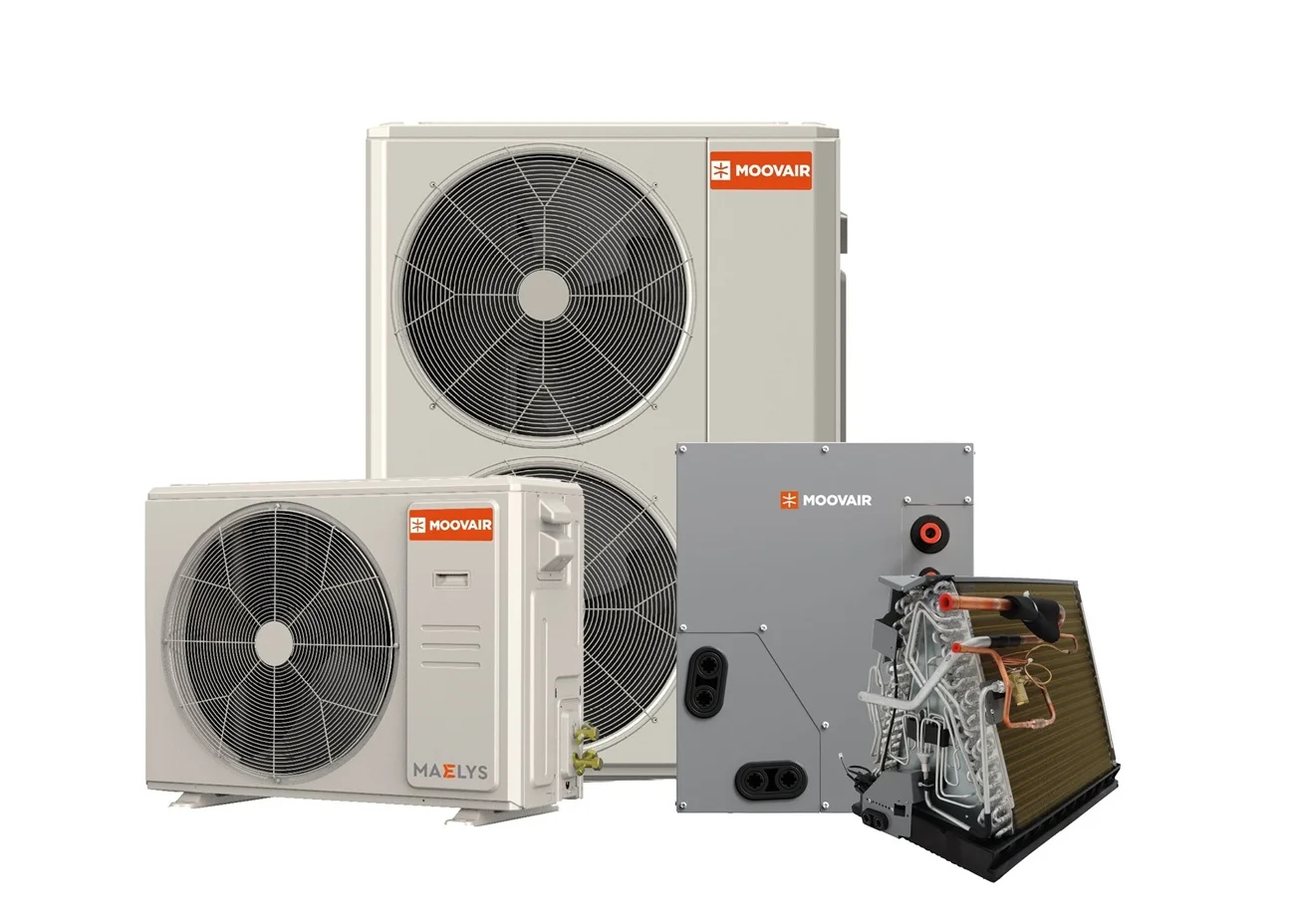 York heating and cooling product lineup — condensers, furnaces and packaged units