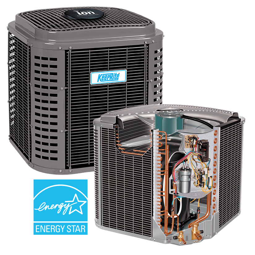 KeepRite central air conditioner installed by Air Pro Heating and Air Conditioning Services