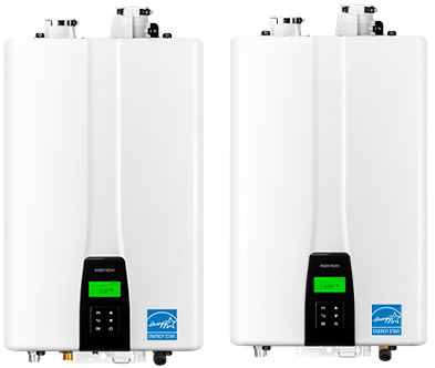 Navien NPE-A2 condensing tankless water heater installed by Air Pro Heating and Air Conditioning Services