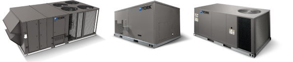 York Predator and Sunline commercial packaged rooftop unit installed by Air Pro Heating and Air Conditioning Services