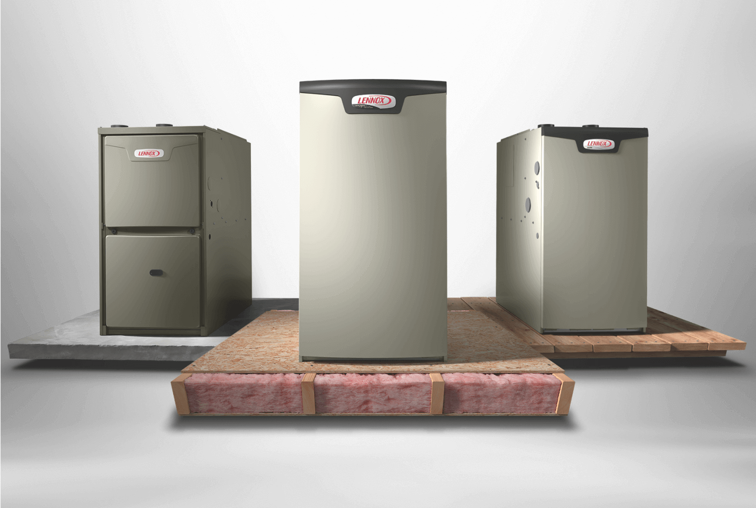 Lennox high-efficiency gas furnace installed by Air Pro Heating and Air Conditioning Services